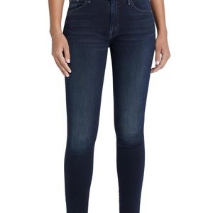 Mother The Looker Skinny Jeans Dark 